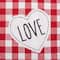 DII® Love and Xoxo Checkers Embellished Placemats (Set of 4)